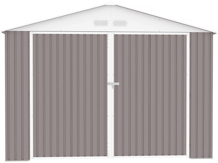 Garage in metallo NEVADA con porta battente - 18,56 m²