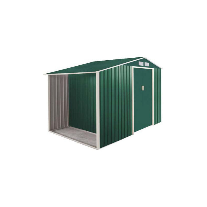 Garden Cottage MetalGreen con Legnaia