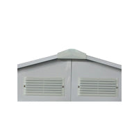 Garden Cottage MetalGreen con Legnaia