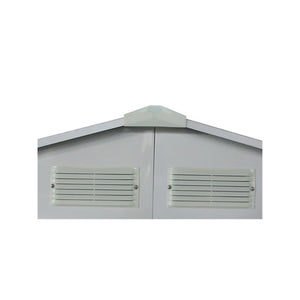 Garden Cottage MetalGreen con Legnaia