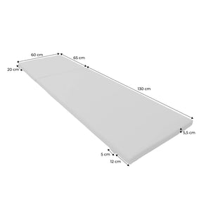 Set 2 coprisedili per lettino prendisole, beige