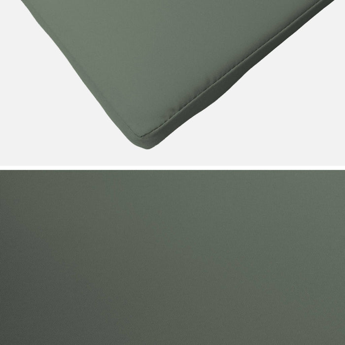 Set 2 coprisedili per lettino prendisole, verde kaki