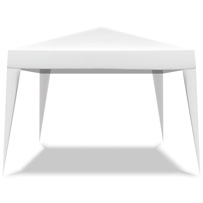 Gazebo richiudibile 3x3 pieghevole a fisarmonica automatico mercato tenda con sacca colore bianco