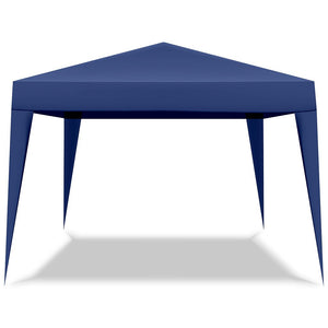 Gazebo richiudibile 3x3 pieghevole a fisarmonica automatico mercato tenda con sacca colore blu