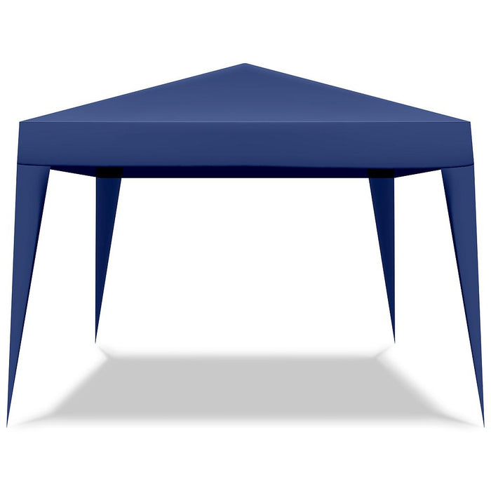 Gazebo richiudibile 3x3 pieghevole a fisarmonica automatico mercato tenda con sacca colore blu