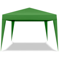 Gazebo richiudibile 3x3 pieghevole a fisarmonica automatico mercato tenda con sacca colore verde