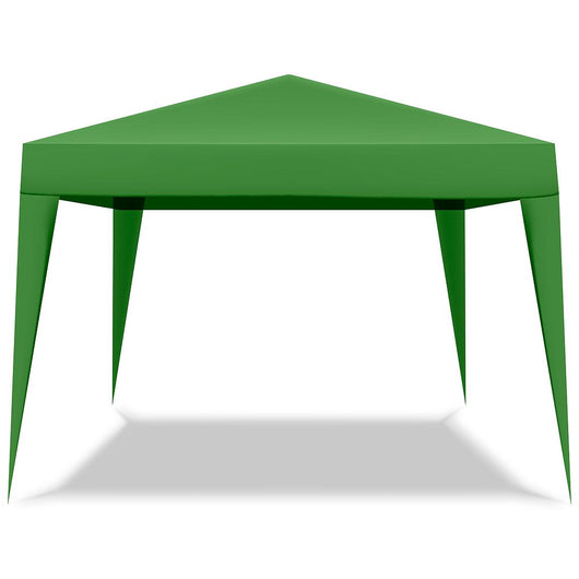 Gazebo richiudibile 3x3 pieghevole a fisarmonica automatico mercato tenda con sacca colore verde