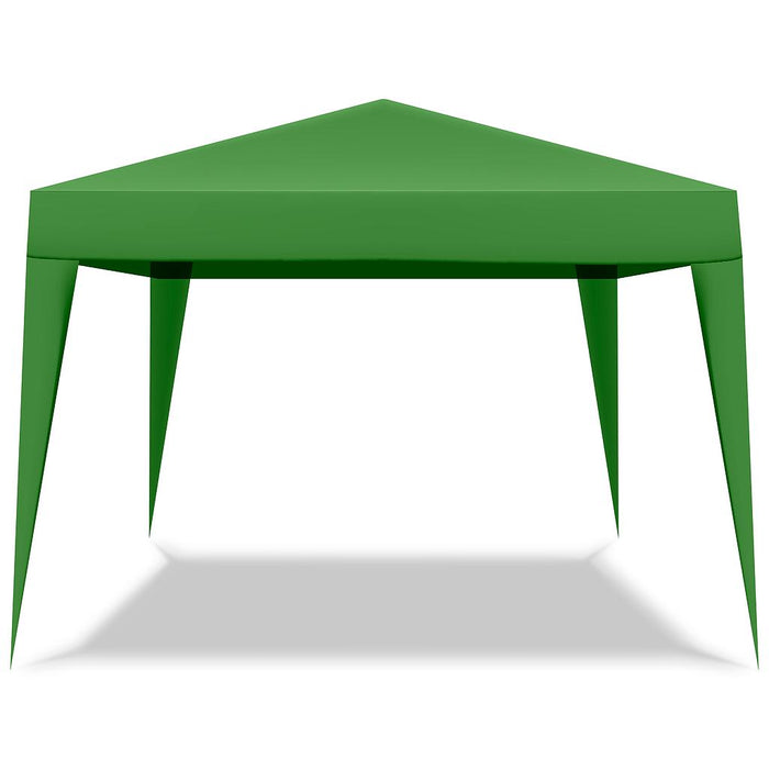 Gazebo richiudibile 3x3 pieghevole a fisarmonica automatico mercato tenda con sacca colore verde