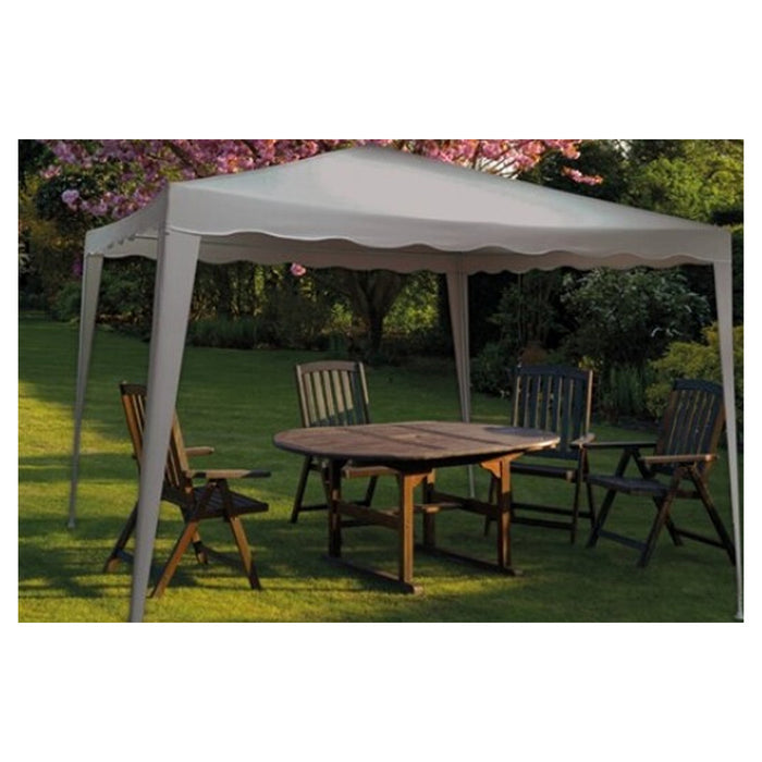 Trade Shop - Gazebo 3x3x2,5 Mt Pieghevole Grigio Impermeabile Richiudibile Tendone Giardino 016561 -        