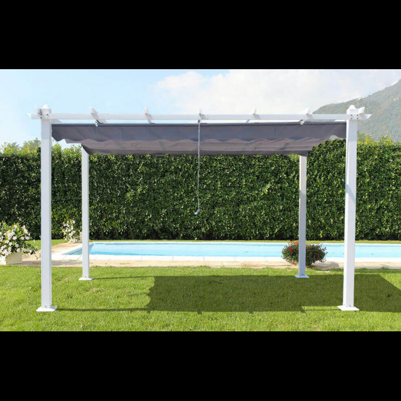 GAZEBO ASTORIA 3 X 4 TORTORA TELO GRIGIO
