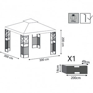 GAZEBO BOSTON 3 X 3