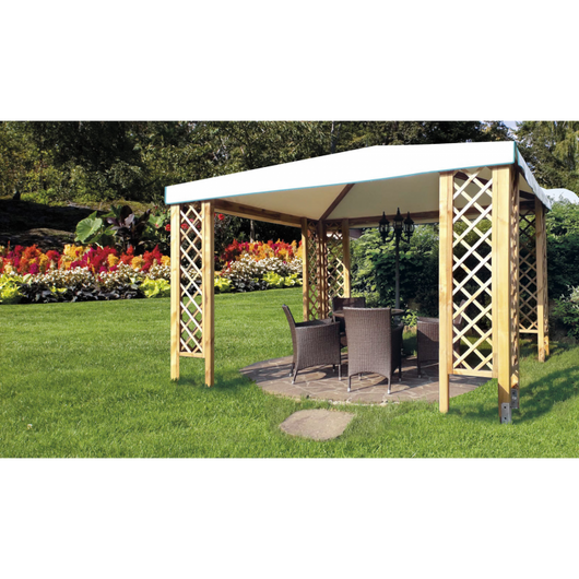 Gazebo Capri 300X300 Con Grigliati Losa