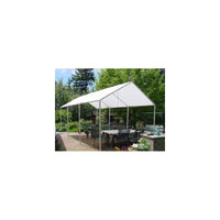 Gazebo da Esterno Copertura Auto Box Parcheggio Bianco 3x6 mt