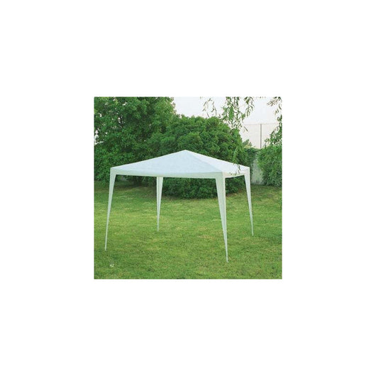 Gazebo da Esterno Struttura in Acciaio Bianco 3x3 mt