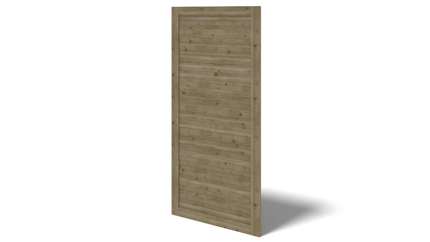 Gazebo da giardino in legno pergola 4.04x4.04 m con pannelli - Impregnata - ALT125 - ALTANKA