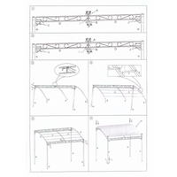 Gazebo georgia 2,5x3mt h2,5/2 acciaio