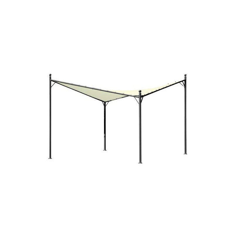 Gazebo in Acciaio Alicante 3,5x3,5 metri