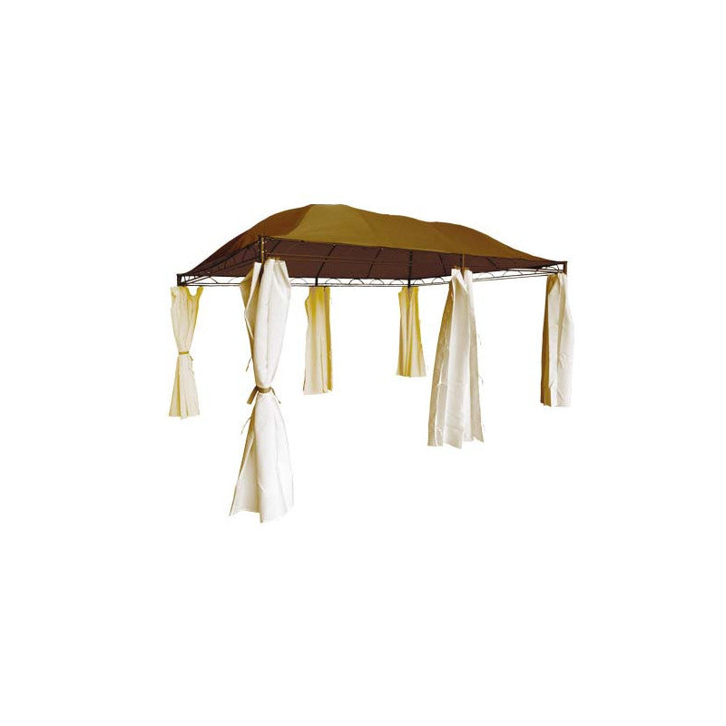 Gazebo in Acciaio Barbados da 3x4 metro