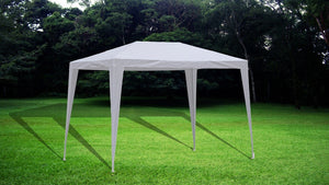 Gazebo in acciaio verniciato cm 200x300x230h colore bianco - Arredo Giardino