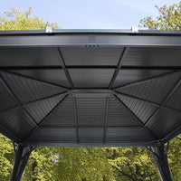 Gazebo in alluminio ed acciaio Ventura 10'x10' 296x296x260 cm by Ezooza