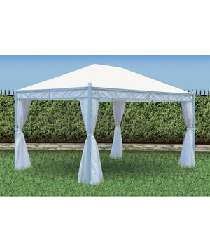 GAZEBO MIAMI TELO BIANCO 300X300 cm
