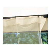 Gazebo MOIA quadrato 3x3 in ferro epoxy antracite