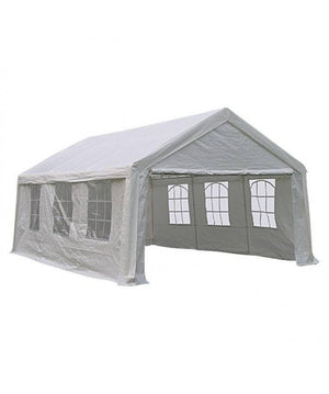 GAZEBO PER AUTO 4X8M IN FERRO TUBOL. 38/38/38X0,8