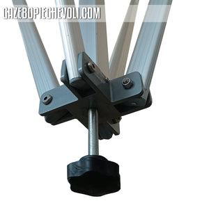 Gazebo 3x3 m verde certificato IGNIFUGO SENZA laterali pieghevole alluminio piantone esagonale 45mm portatile estendibile richiudibile estensibile acciaio per fiere eventi stand chiosco tenda tendone mercato mercatino    