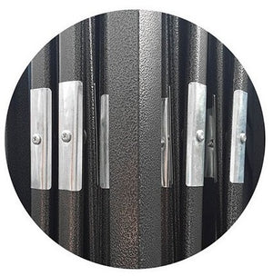 Gazebo 3x4,5 m rosso pieghevole portatile estendibile richiudibile estensibile acciaio SENZA laterali per fiere eventi stand chiosco tenda tendone mercato mercatino  