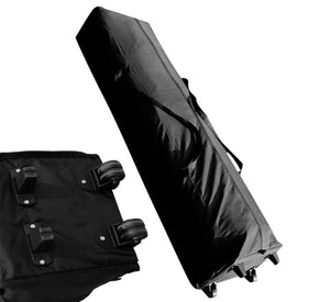 Gazebo 3x4,5m blu certificato IGNIFUGO pieghevole portatile estendibile richiudibile estensibile acciaio con laterali per fiere eventi stand chiosco tenda tendone mercato mercatino  