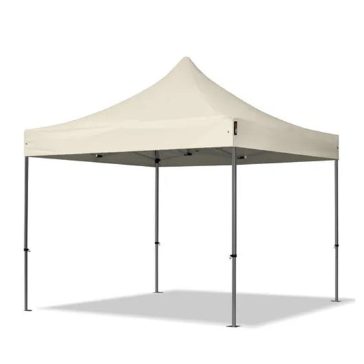 Trade Shop - Gazebo Pieghevole Giardino 3x3x3mt Tenda Telo Beige Padiglione Mercati Sagre 222713 -        