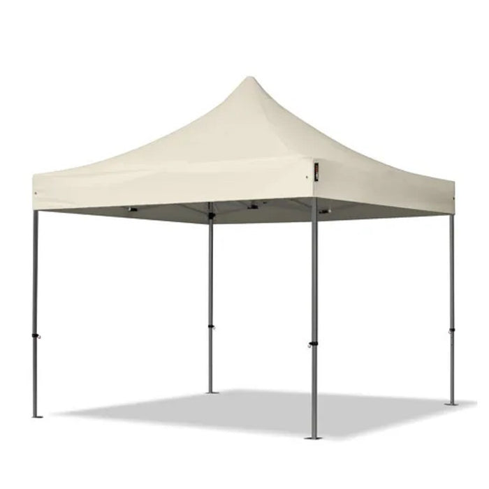 Trade Shop - Gazebo Pieghevole Giardino 3x3x3mt Tenda Telo Beige Padiglione Mercati Sagre 222713 -        