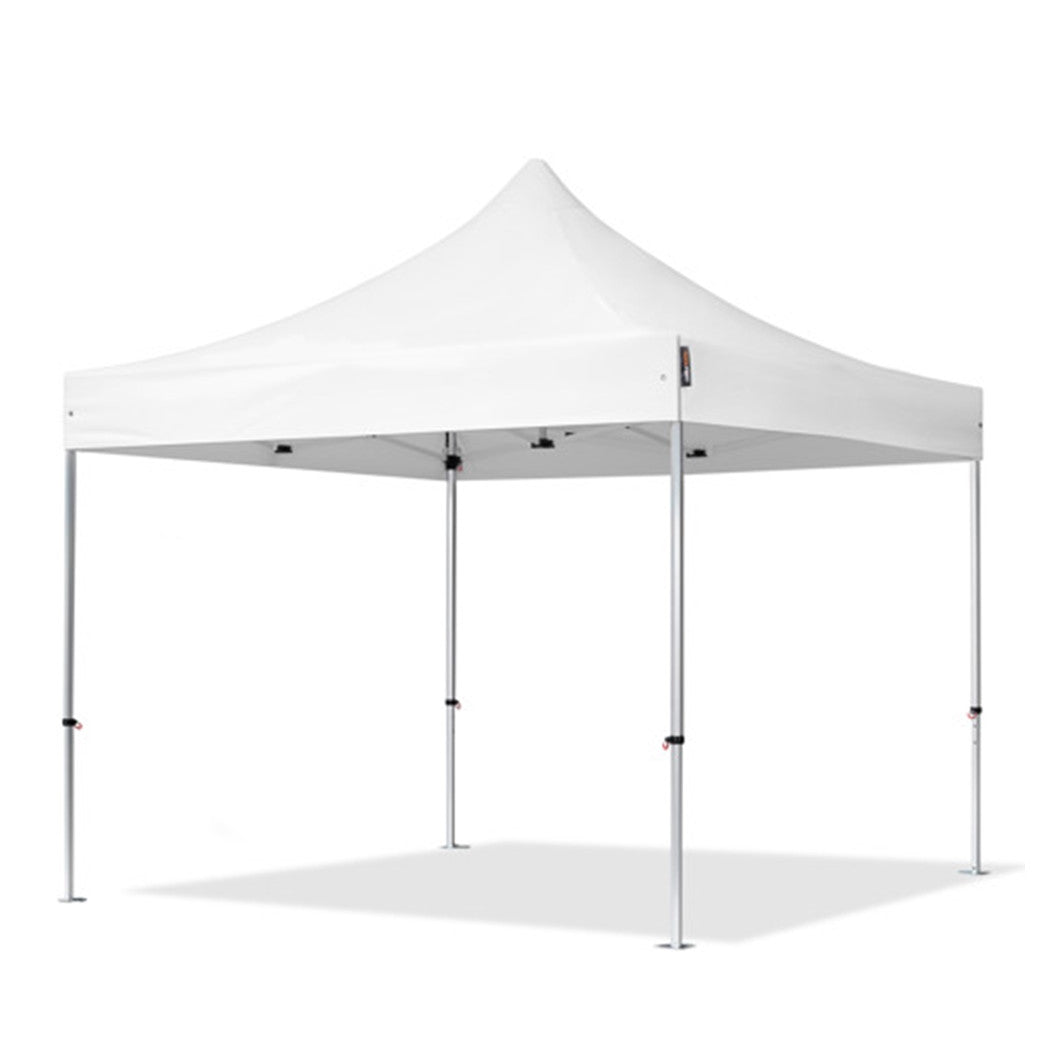Trade Shop - Gazebo Pieghevole Giardino 3x3x3mt Tenda Telo Bianco Padiglione Mercati Sagre 222715 -        