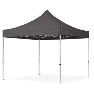 Trade Shop - Gazebo Pieghevole Giardino 3x3x3mt Tenda Telo Grigio Padiglione Mercati Sagre 222714 -        