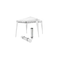 Gazebo Pieghevole Struttura in Acciaio con Sacca Camel Bianco 3X2 mt