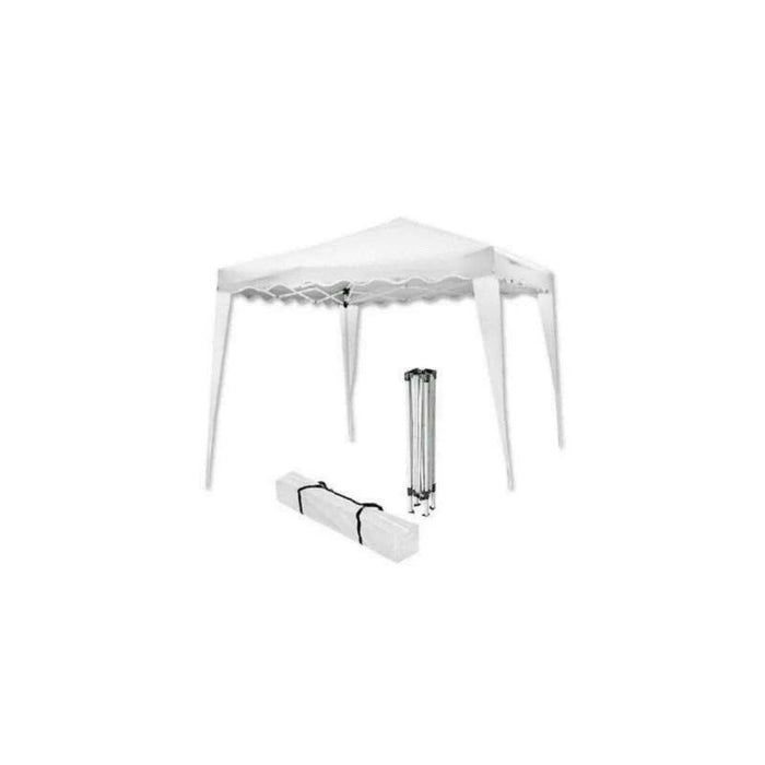 Gazebo Pieghevole Struttura in Acciaio con Sacca Camel Bianco 3X2 mt