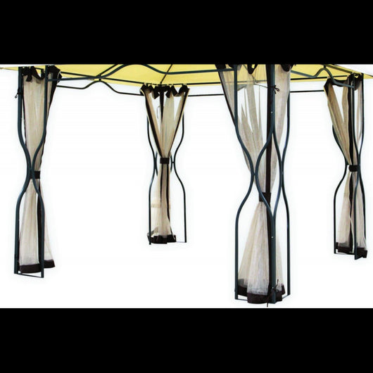 Gazebo ricambio zanzariera colorado 3x3m - art. 7403030000 130gr/m2 beige