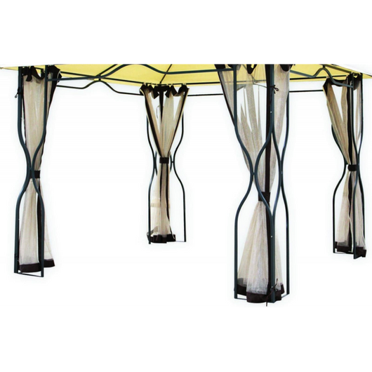 Gazebo ricambio zanzariera colorado 3x3m - art. 7403030000 130gr/m2 beige