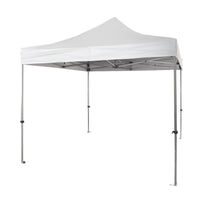 Gazebo richiudibile in alluminio professionale struttura esagonale MARKET-PRO 3X3 Bianco impermeabile