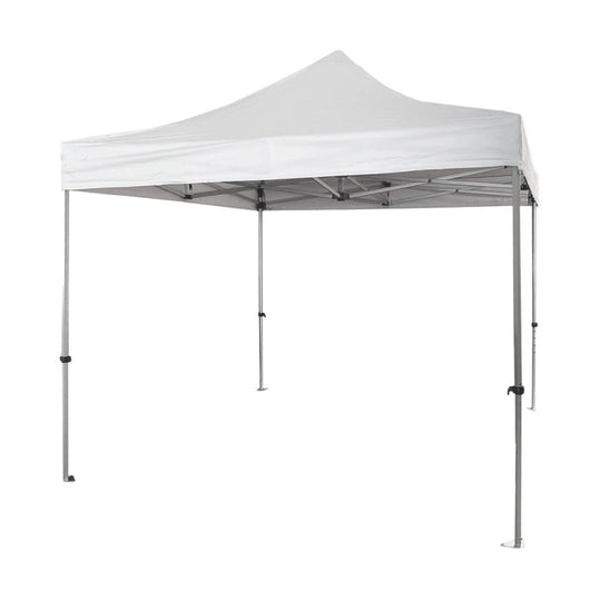 Gazebo richiudibile in alluminio professionale struttura esagonale MARKET-PRO 3X3 Bianco impermeabile