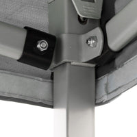 Gazebo Richiudibile Pieghevole 2X2 Bianco Ricoperto in Pvc Impermeabile