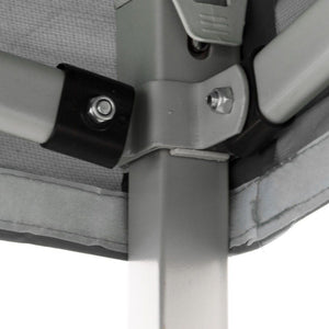 Gazebo Richiudibile Pieghevole 2X2 Bianco Ricoperto in Pvc Impermeabile