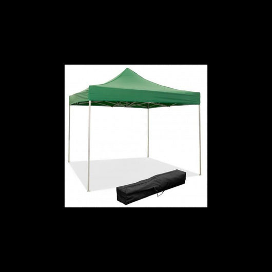 Gazebo richiudibile pieghevole 3 X 3 Verde ricoperto in PVC impermeabile