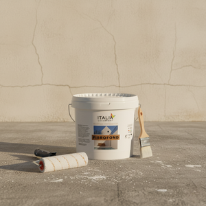 Fibrofond r fondo di collegamento fibrato ruvido 0,3 bianco per esterni *** formato 12.5 lt, confezione 1