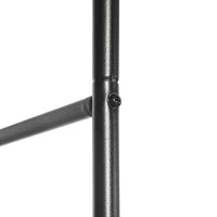 Arco per Rampicanti in Metallo per Giardino ed Esterni, 140x40x240cm, Nero