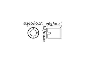 GEISER 38ø, Incasso per Esterni, Faro Barcelona