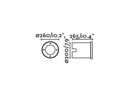 GEISER 38ø, Incasso per Esterni, Faro Barcelona