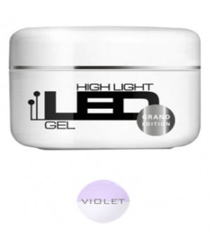 Gel Costruttore Monofasico Violet Grand Edition Led High Light Uv No Giallo Nail         