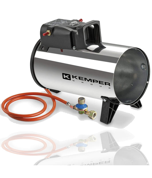 Generatore Di Aria Calda Riscaldatore A Gas Mobile Portatile Regolabile 18 Kw         