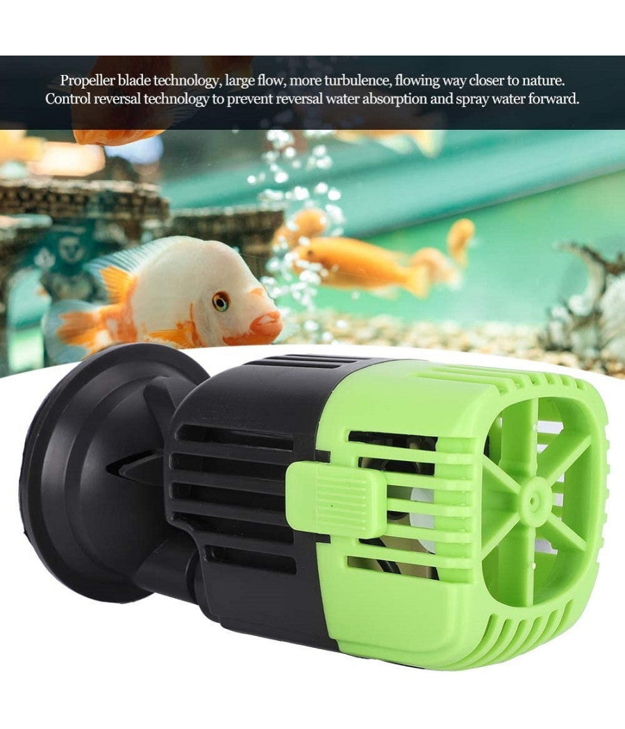 Generatore Di Onde Per Acquario Sommergibile Pompa Circolazione Testa Girevole         